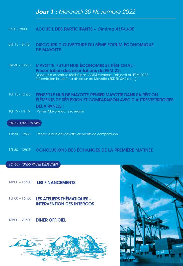 Programme forum économique